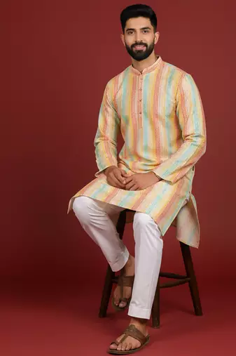 Multy color beautiful kurta payjama for handsome men's looks