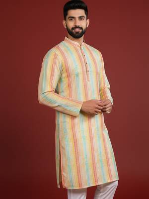 Multy color beautiful kurta payjama for handsome men's looks 5