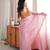 blue color fendy satin fabric beads pearl embroidery work heavy ceremonial saree
