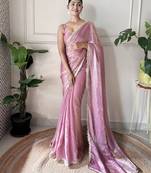 onion color smart fendy satin designer trending bollywood saree