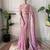 Onion color smart fendy satin designer trending bollywood saree