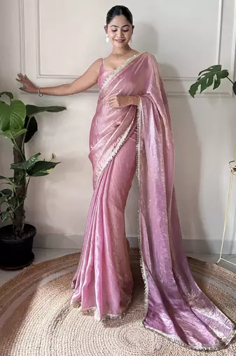 onion color smart fendy satin designer trending bollywood saree