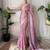 Onion color smart fendy satin designer trending bollywood saree