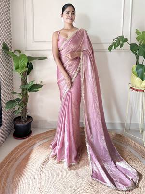 onion color smart fendy satin designer trending bollywood saree 4