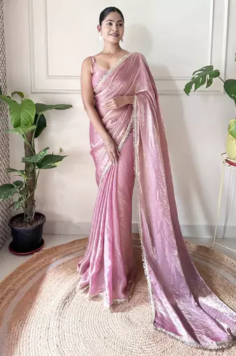 onion color smart fendy satin designer trending bollywood saree