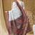 wine color smart printed ready to wear ceremonial saree