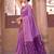 Violet color soft silk woven designer ethnic partywear saree