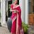 pink color smart paithani woven designer banarasi silk blend saree for traditional rich looks