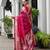 pink color smart paithani woven designer banarasi silk blend saree for traditional rich looks