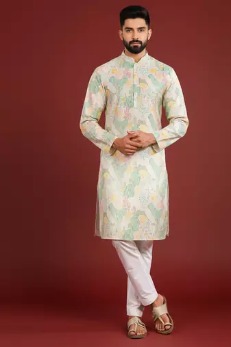 Multy color beautiful kurta payjama for handsome men's looks