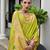 green color smart paithani woven designer banarasi silk blend saree for traditional rich looks