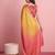 Orange color smart and stylish ready to wear bollywood style saree