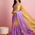 lavender color smart and stylish ready to wear bollywood style saree