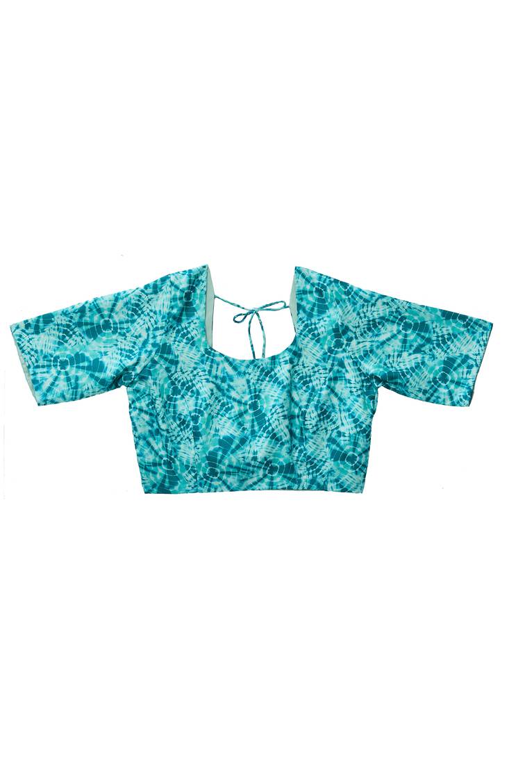 turquoise color smart and stylish ready to wear bollywood style saree