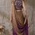 purple color smart and stylish ready to wear bollywood style saree
