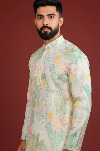 Multy color beautiful kurta payjama for handsome men's looks