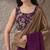 purple color smart and stylish ready to wear bollywood style saree