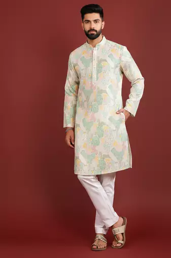 Multy color beautiful kurta payjama for handsome men's looks