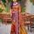 Copper gold color smart soft silk woven designer graceful traditonal fancy saree