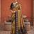 Coffee color patola silk woven meenakari jacquard designer saree for rich traditional saree