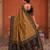 Coffee color patola silk woven meenakari jacquard designer saree for rich traditional saree