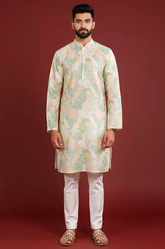 Multy color beautiful kurta payjama for handsome men's looks
