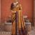Maroon color patola silk woven meenakari jacquard designer saree for rich traditional saree