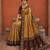 Maroon color patola silk woven meenakari jacquard designer saree for rich traditional saree