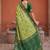 green color patola silk blend woven meenakari jacquard designer saree for rich traditional saree