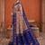 Violet color patola silk woven meenakari jacquard designer saree for rich traditional saree