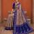 Violet color patola silk woven meenakari jacquard designer saree for rich traditional saree