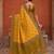 Yellow color patola silk woven meenakari jacquard designer saree for rich traditional saree