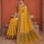 Yellow color patola silk woven meenakari jacquard designer saree for rich traditional saree