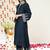 Ethnic Motifs Zari Embroidered Regular Kurta With Trousers & With Dupatta