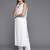 Boat Neck Sleeveless Straight Pure Cotton Kurta Set With Dupatta