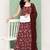 Women Floral Printed Panelled Silk Georgette Kurta with Palazzos & With Dupatta