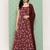 Women Floral Printed Panelled Silk Georgette Kurta with Palazzos & With Dupatta