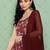 Women Floral Printed Panelled Silk Georgette Kurta with Palazzos & With Dupatta