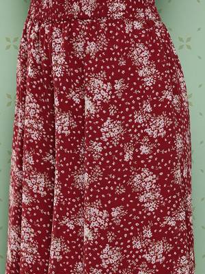 Women Floral Printed Panelled Silk Georgette Kurta with Palazzos & With Dupatta 6
