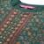 Ethnic Motifs Printed Sequinned Chanderi Cotton Kurta with Trousers & Dupatta