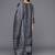 Women Printed Regular Sequinned Chanderi Silk Kurta with Trousers & With Dupatta