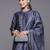 Bandhani Printed Regular Mirror Work Kurta with Trousers & With Dupatta