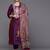 Floral Embroidered Gotta Patti Kurta with Trousers & With Dupatta