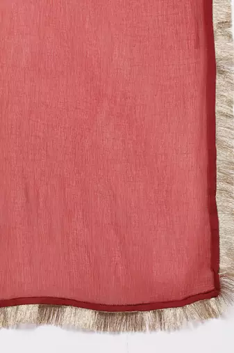 Women Sweetheart Neck Kurta With Trousers & Dupatta