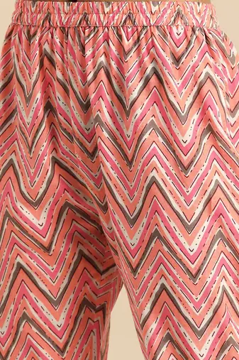 Women Multicoloured Printed Kurta with Trousers & Dupatta