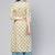 Women Beige & Blue Printed Kurta with Palazzos