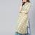 Women Beige & Blue Printed Kurta with Palazzos