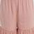 Peach Striped Shoulder Straps Embroidered Empire Kurta with Sharara & With Dupatta