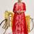 Floral Printed Gotta Patti Anarkali Kurta with Trousers & With Dupatta
