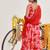 Floral Printed Gotta Patti Anarkali Kurta with Trousers & With Dupatta